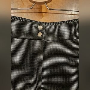 WHBM t Black and White Pants